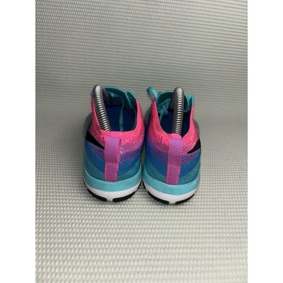 Nike Free Focus Flyknit Running Sneakers Shoes Women’s Size 8 844817-300 Teal - Picture 4 of 8